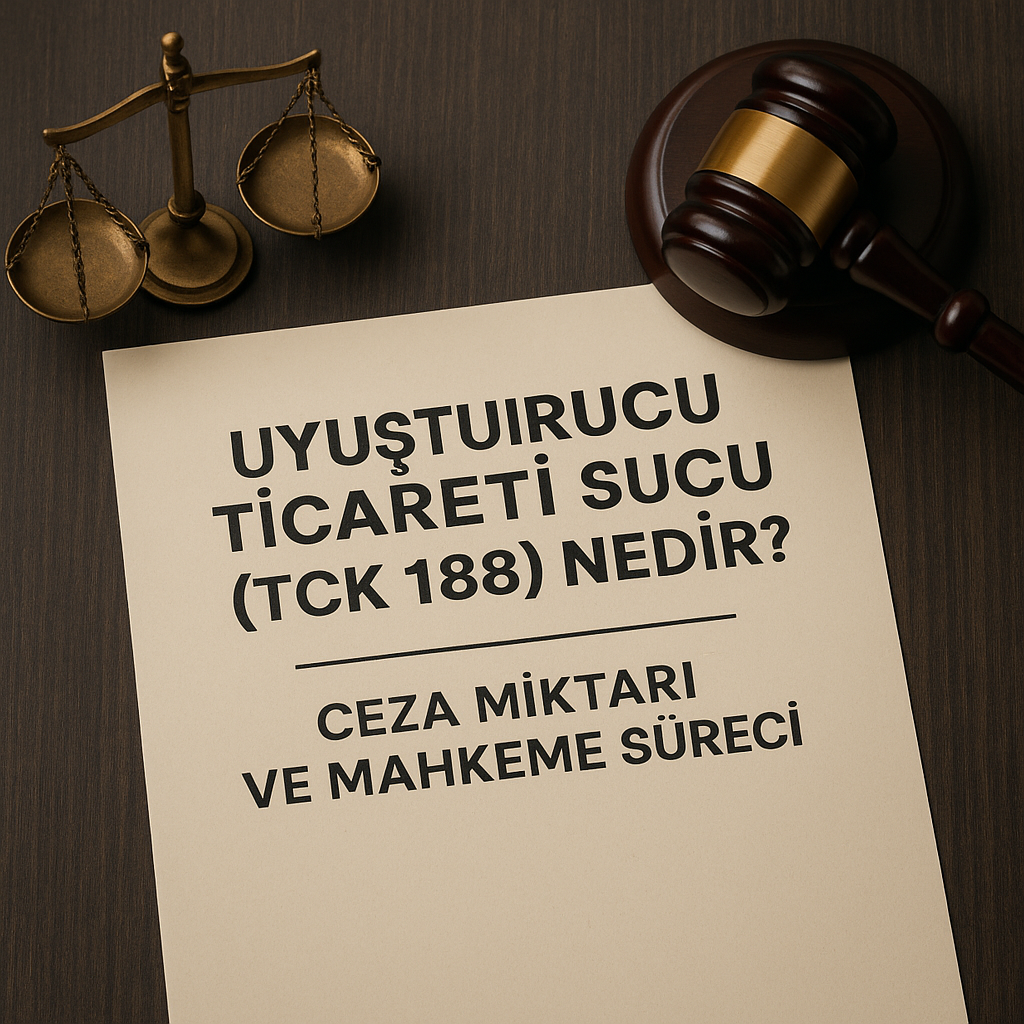 Uyuşturucu Ticareti Suçu (TCK 188) Nedir? Ceza Miktarı ve Mahkeme Süreci Görseli